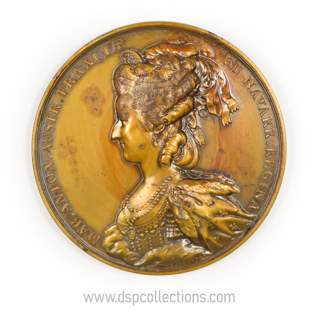Médaille Louis XVI et Marie-Antoinette, par Duvivier F.