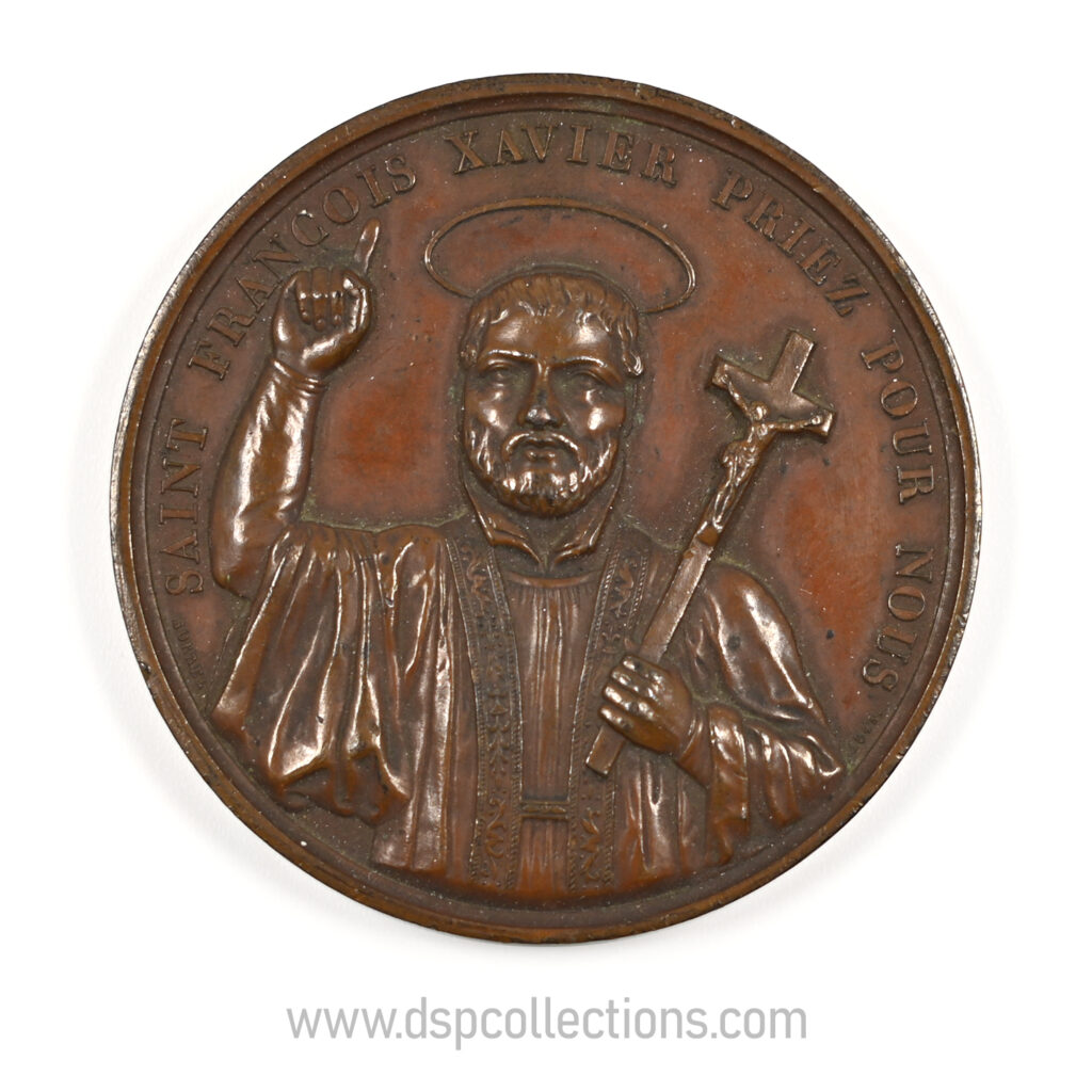 Médaille Saint François Xavier, Paroisse saint Sulpice 1845