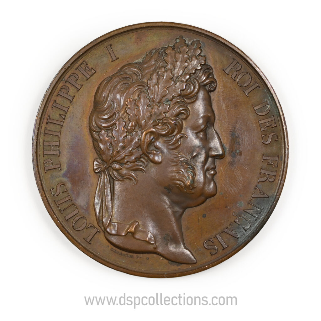 Médaille LOUIS-PHILIPPE Ier, exposition des produits de l’industrie 1839