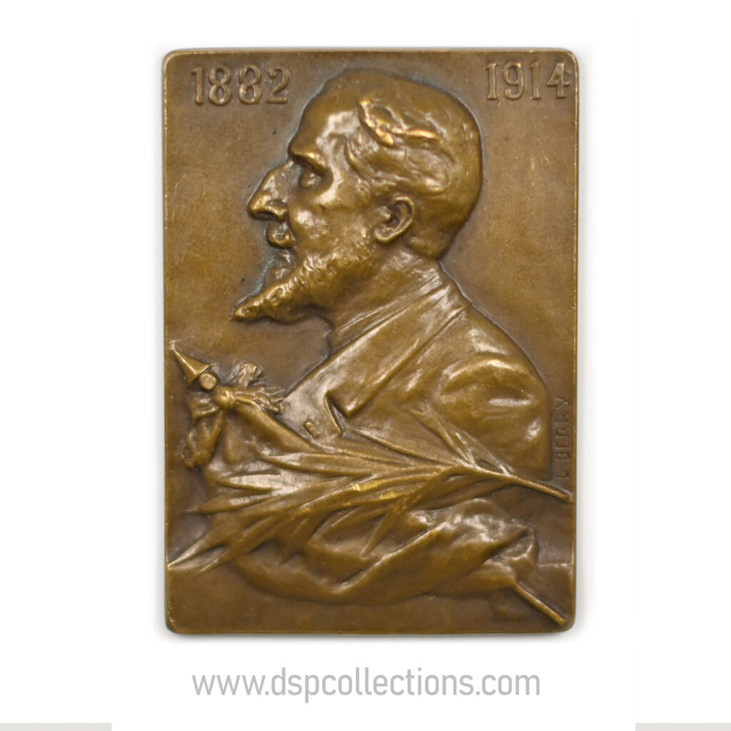 Médaille ou plaque, Paul Déroulède Ligue des patriotes 1882 1914