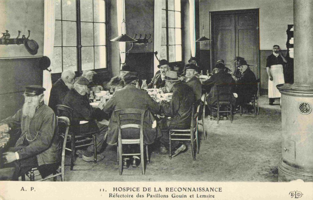 CPA GARCHES, Hospice de la Reconnaissance, Réfectoire Pavillons Gouin et Lemaire