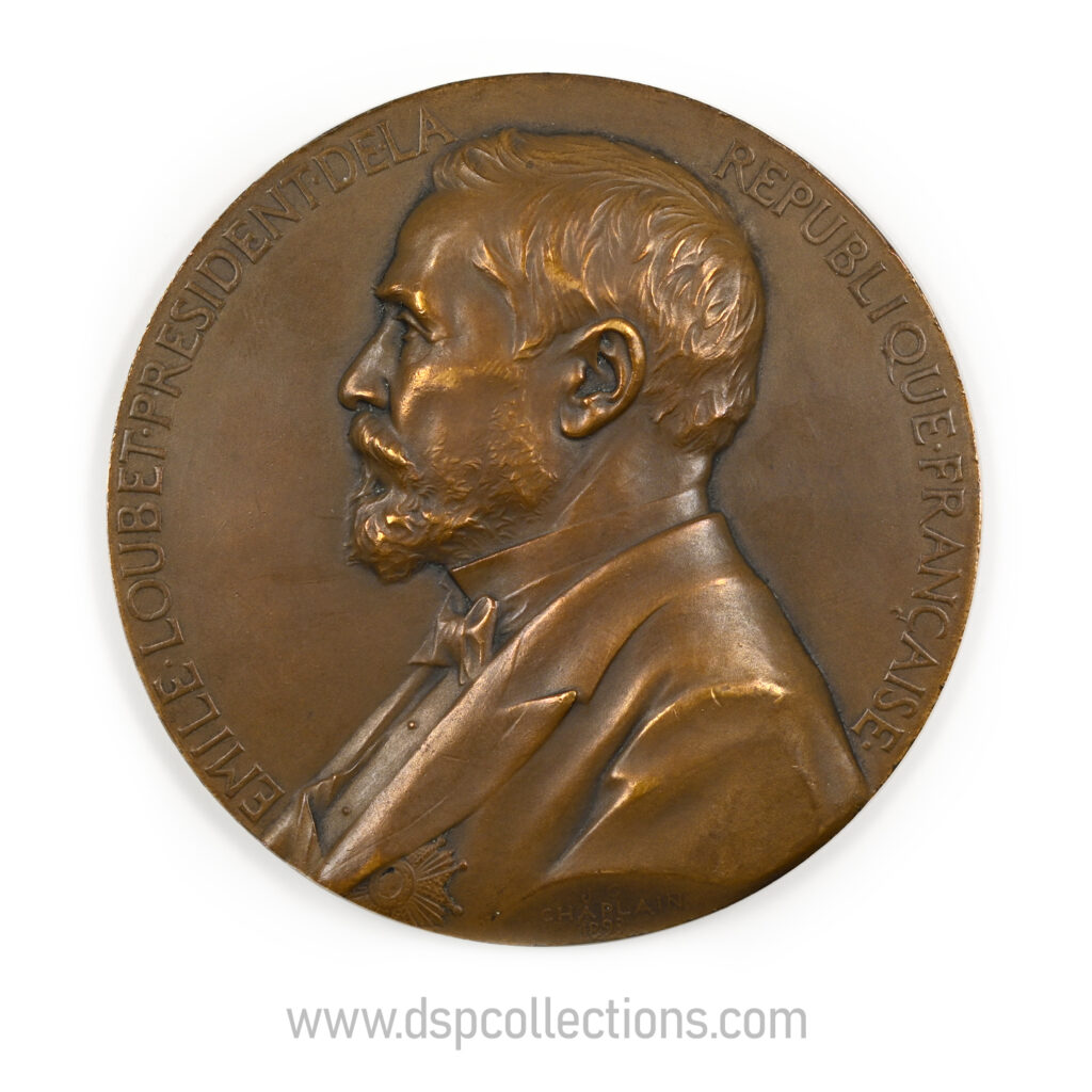 Médaille Emile Loubet président de la république Française 1899