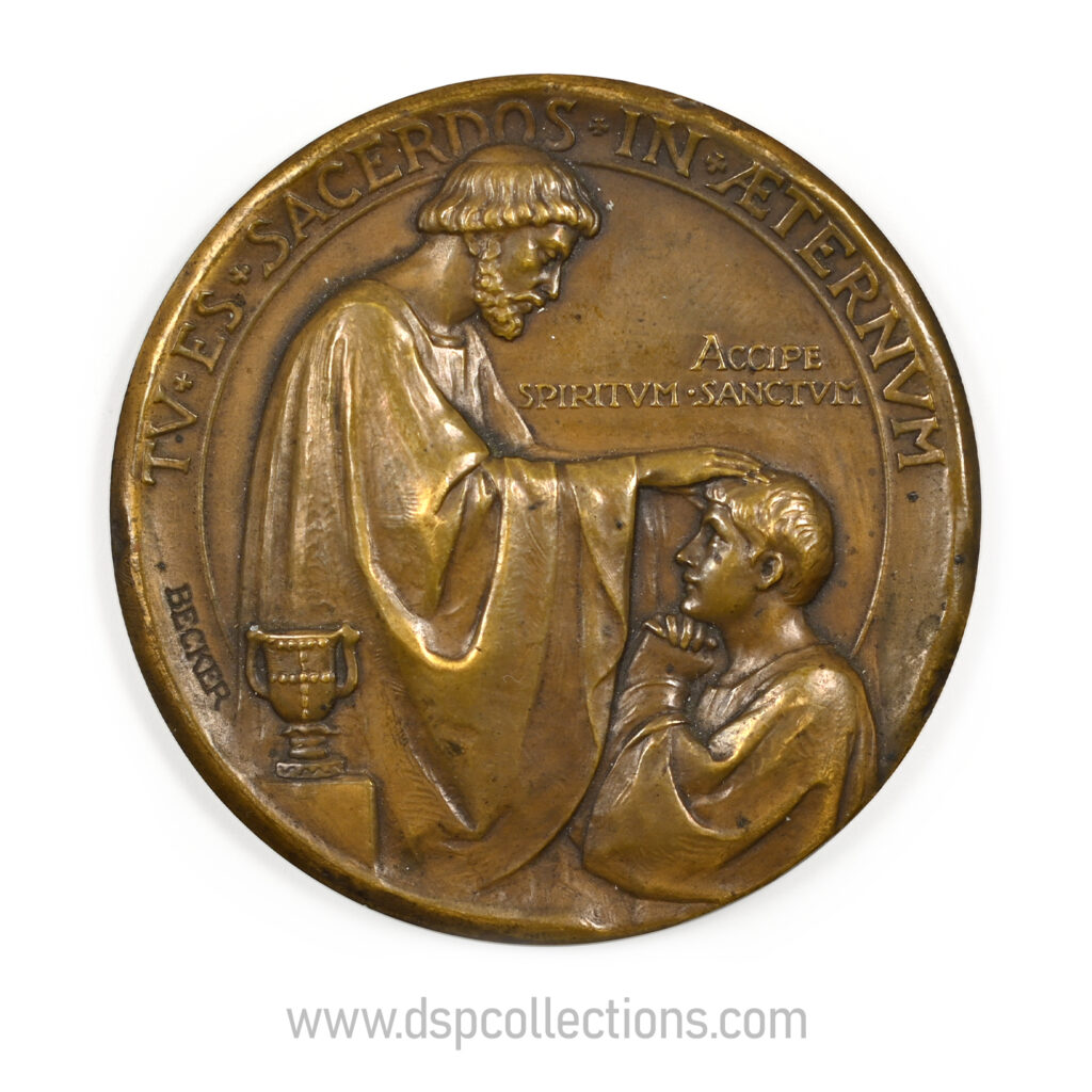 Médaille de communion, par BECKER