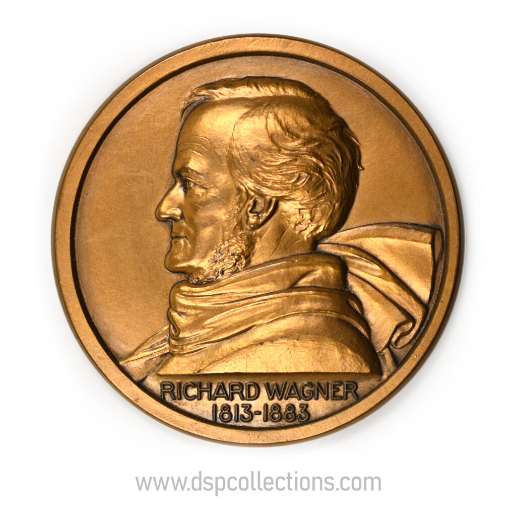 Médaille Richard Wagner 1813-1883 par L. Bazor