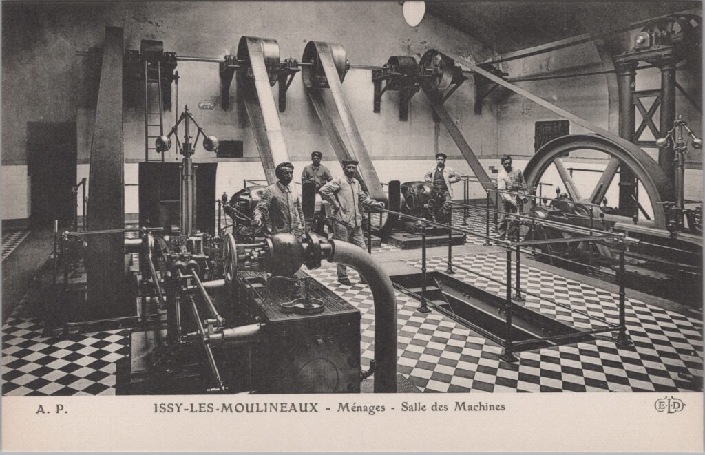 CPA ISSY-Les-MOULINEAUX, Hospice des Petits Ménages, Salle des Machines (92130)