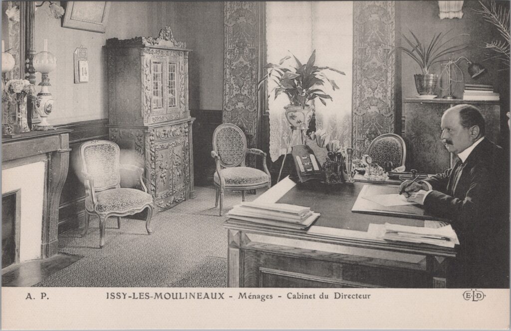 CPA ISSY-Les-MOULINEAUX, Hospice des Petits Ménages, Cabinet du Directeur