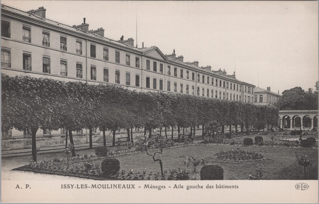 CPA ISSY-Les-MOULINEAUX, Hospice des Petits Ménages, Aile gauche des bâtiments