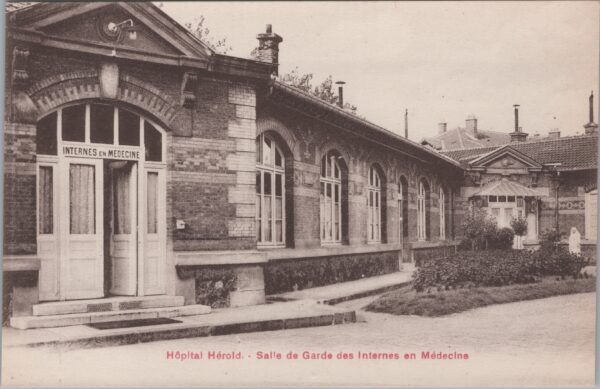 CPA PARIS, Hôpital Hérold, Salle de garde des Internes en Médecine (75019)