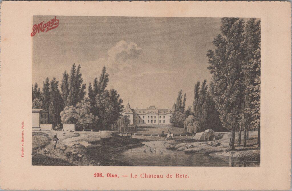 CPA publicitaire MAGGY - Oise, Le Château de Betz (60)