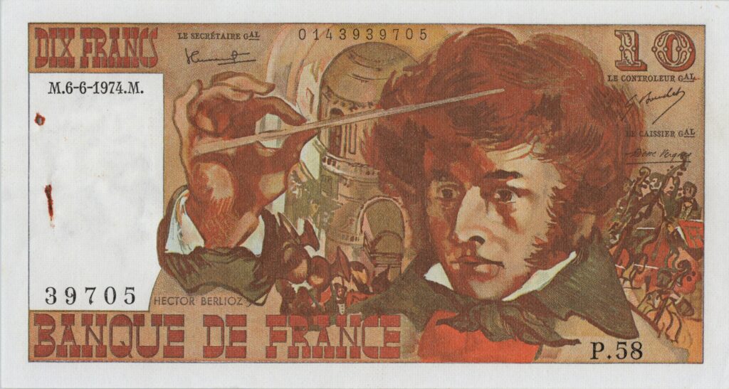 FRANCE billet de 10 Francs Hector Berlioz 06-06-1974