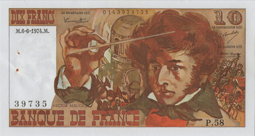 FRANCE billet de 10 Francs Hector Berlioz 06-06-1974