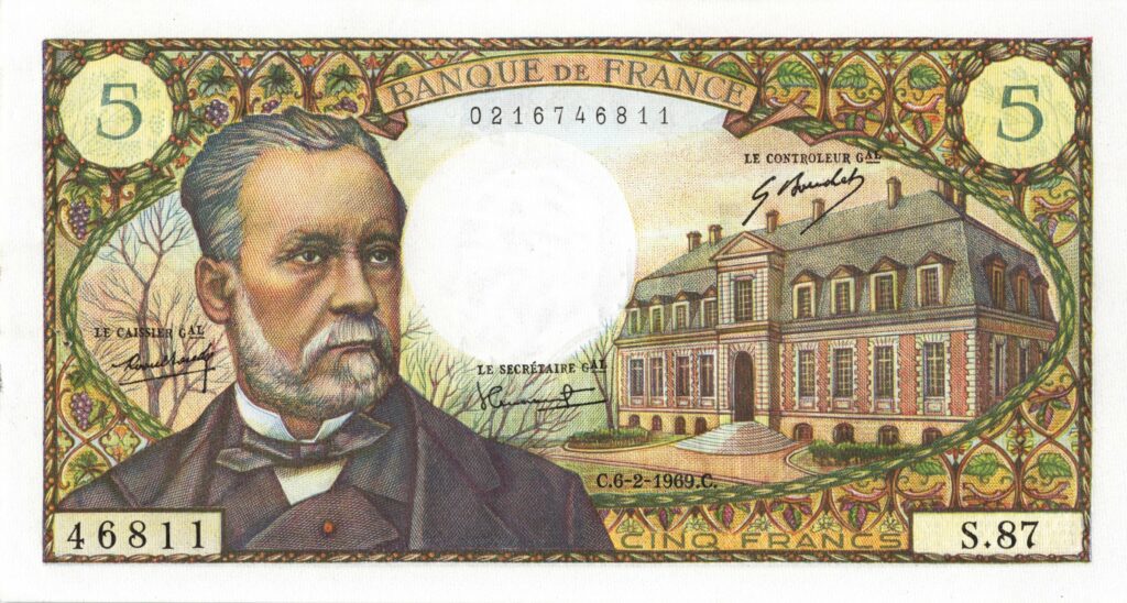 FRANCE billet de 5 Francs Pasteur 06-02-1969