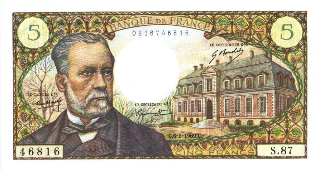 FRANCE billet de 5 Francs Pasteur 06-02-1969