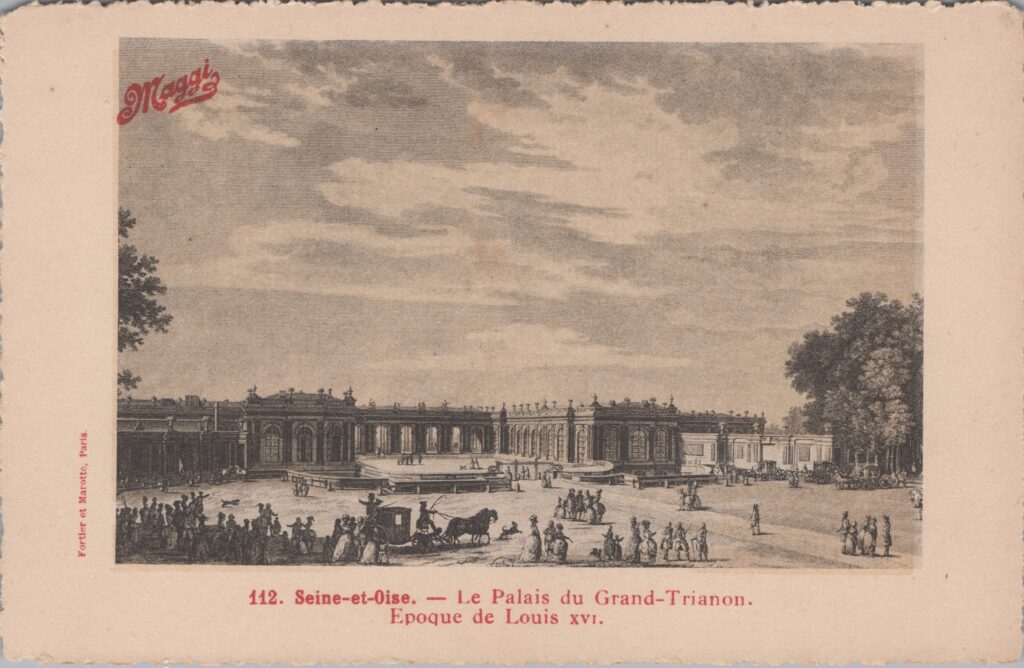 CPA publicitaire MAGGY - Seine et Oise, Le Palais du Grand Trianon (78)