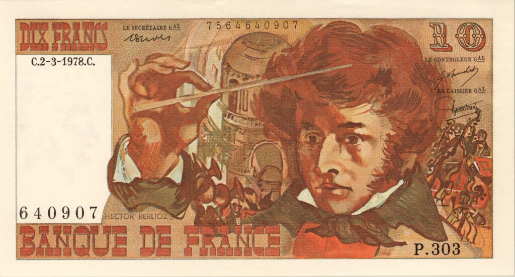 FRANCE billet de 10 Francs Hector Berlioz 02-03-1978