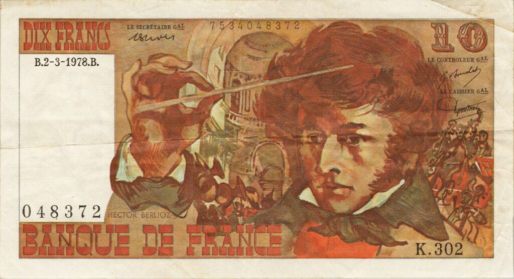 FRANCE billet de 10 Francs Hector Berlioz 02-03-1978