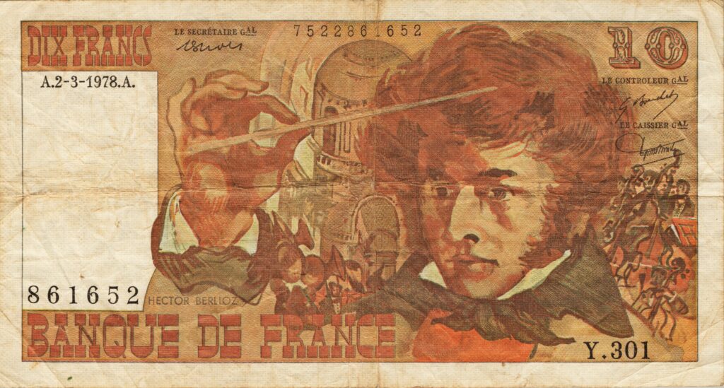 FRANCE billet de 10 Francs Hector Berlioz 02-03-1978