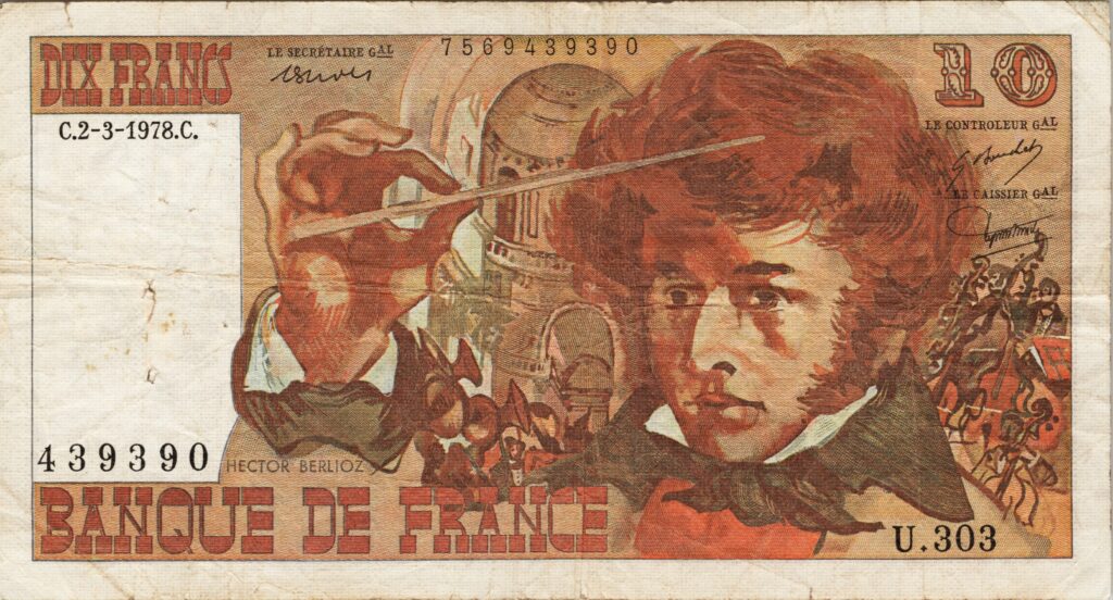 FRANCE billet de 10 Francs Hector Berlioz 02-03-1978