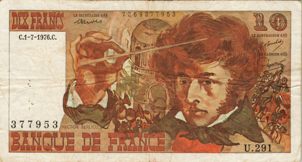 FRANCE billet de 10 Francs Hector Berlioz 01-07-1976