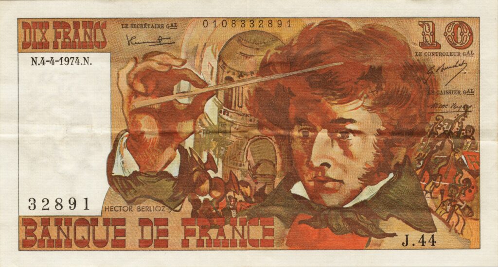 FRANCE billet de 10 Francs Hector Berlioz 04-04-1974