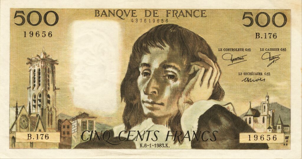 FRANCE billet de 500 Francs Pascal 06-01-1983