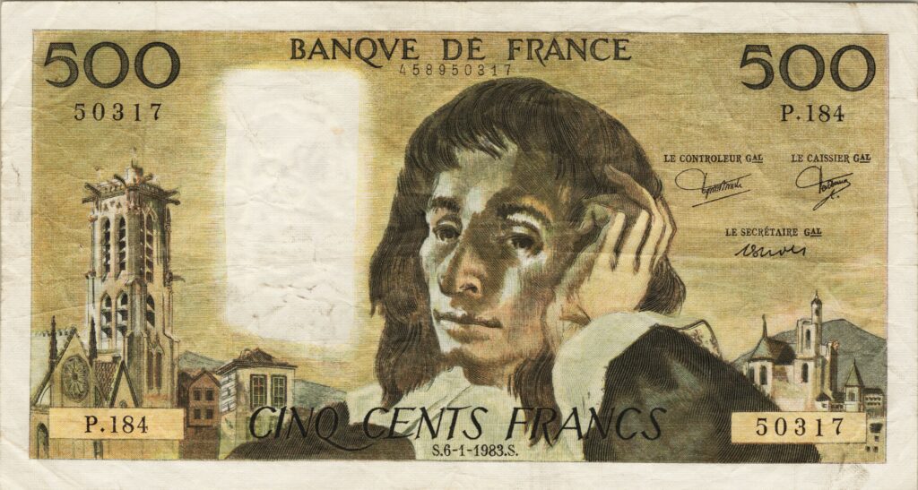 FRANCE billet de 500 Francs Pascal 06-01-1983