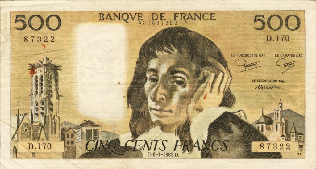 FRANCE billet de 500 Francs Pascal 06-01-1983