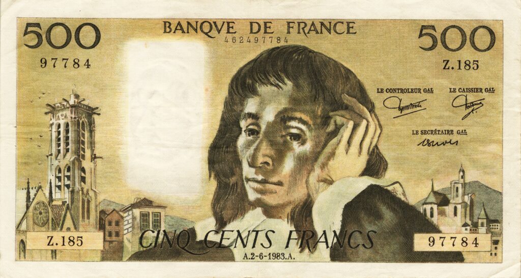 FRANCE billet de 500 Francs Pascal 02-06-1983