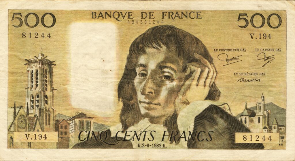 FRANCE billet de 500 Francs Pascal 02-06-1983