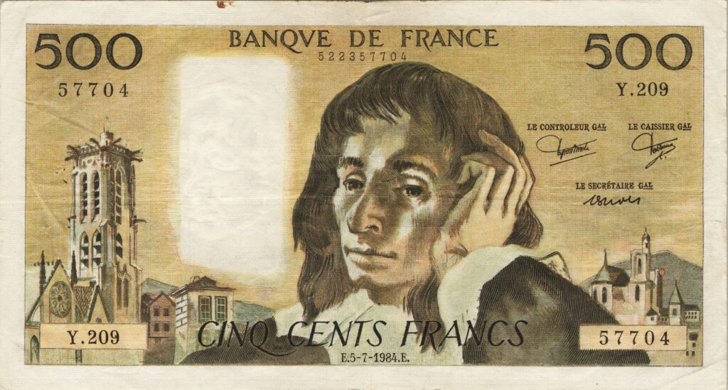 FRANCE billet de 500 Francs Pascal 05-07-1984