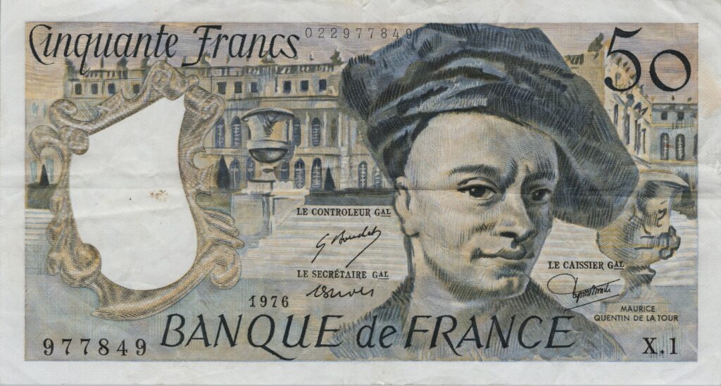 FRANCE billet de 50 Francs Quentin De La Tour 1976