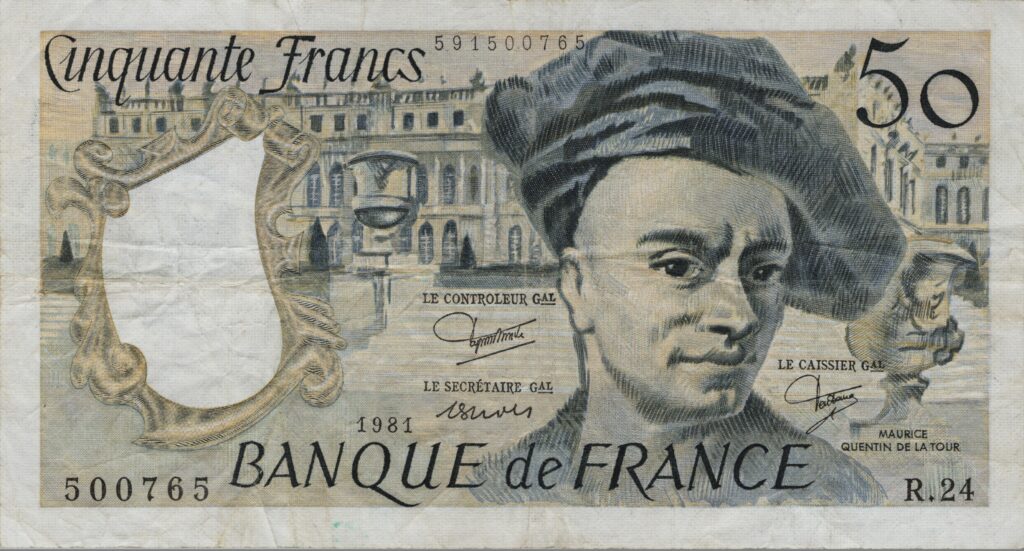 FRANCE billet de 50 Francs Quentin De La Tour 1981