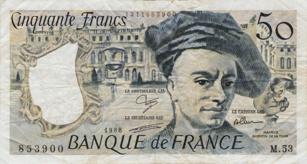 FRANCE billet de 50 Francs Quentin De La Tour 1988