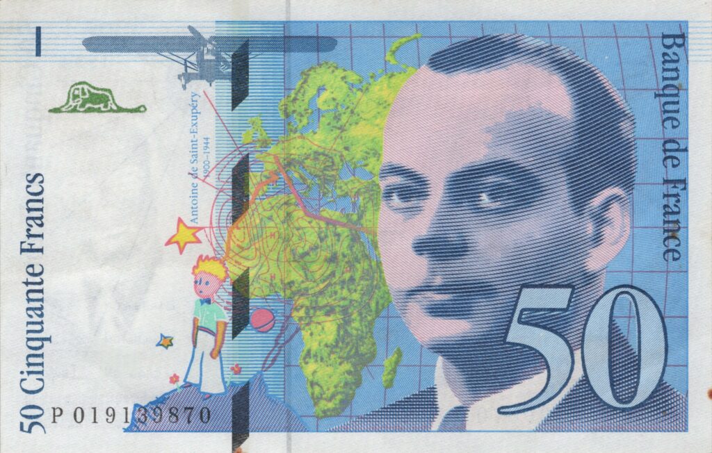 FRANCE billet de 50 Francs Saint-Exupéry modifié 1994