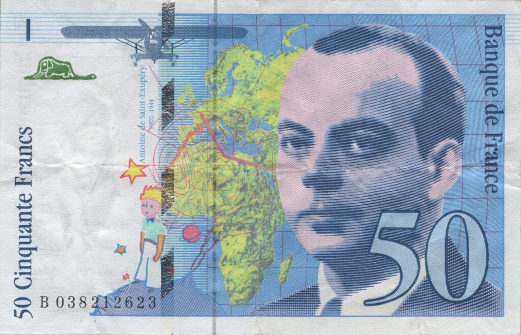 FRANCE billet de 50 Francs Saint-Exupéry modifié 1997