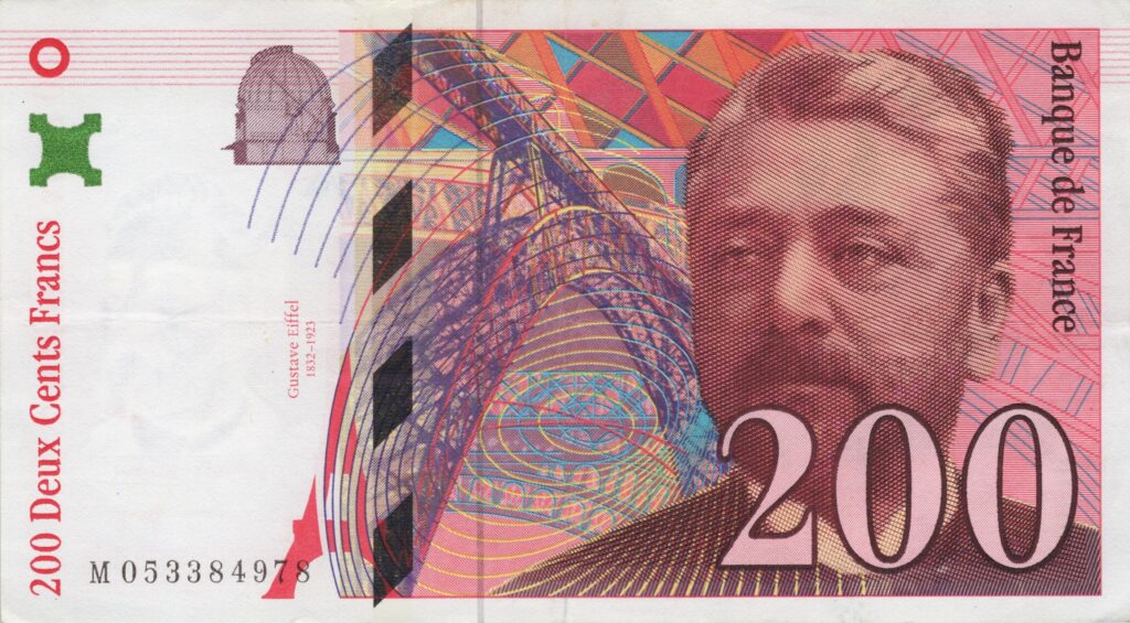 FRANCE billet de 200 Francs Gustave Eiffel 1997