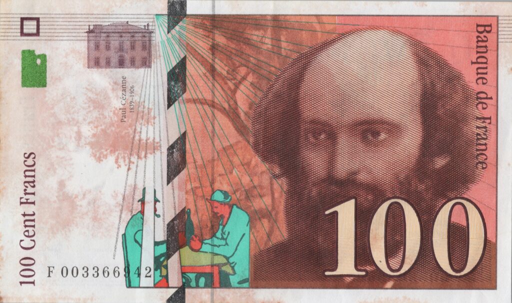 FRANCE billet de 100 Francs Paul-Cézanne 1997