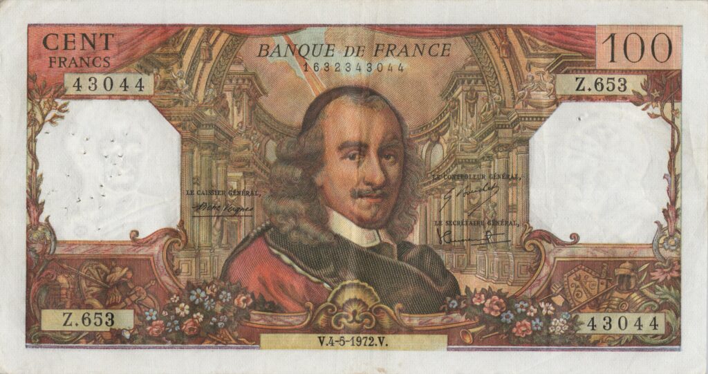 FRANCE billet de 100 Francs Corneille 04-05-1972