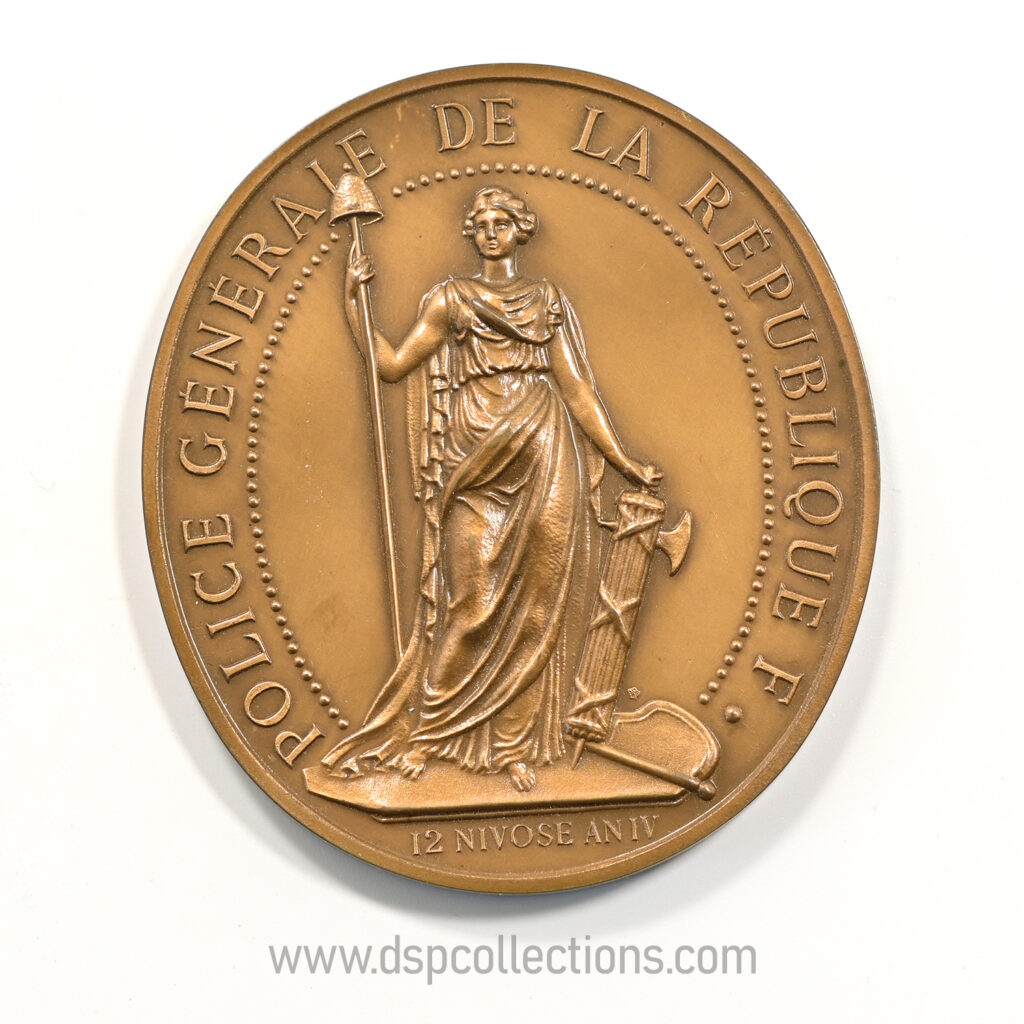 Médaille, Direction générale de la Police Nationale Monnaie de Paris