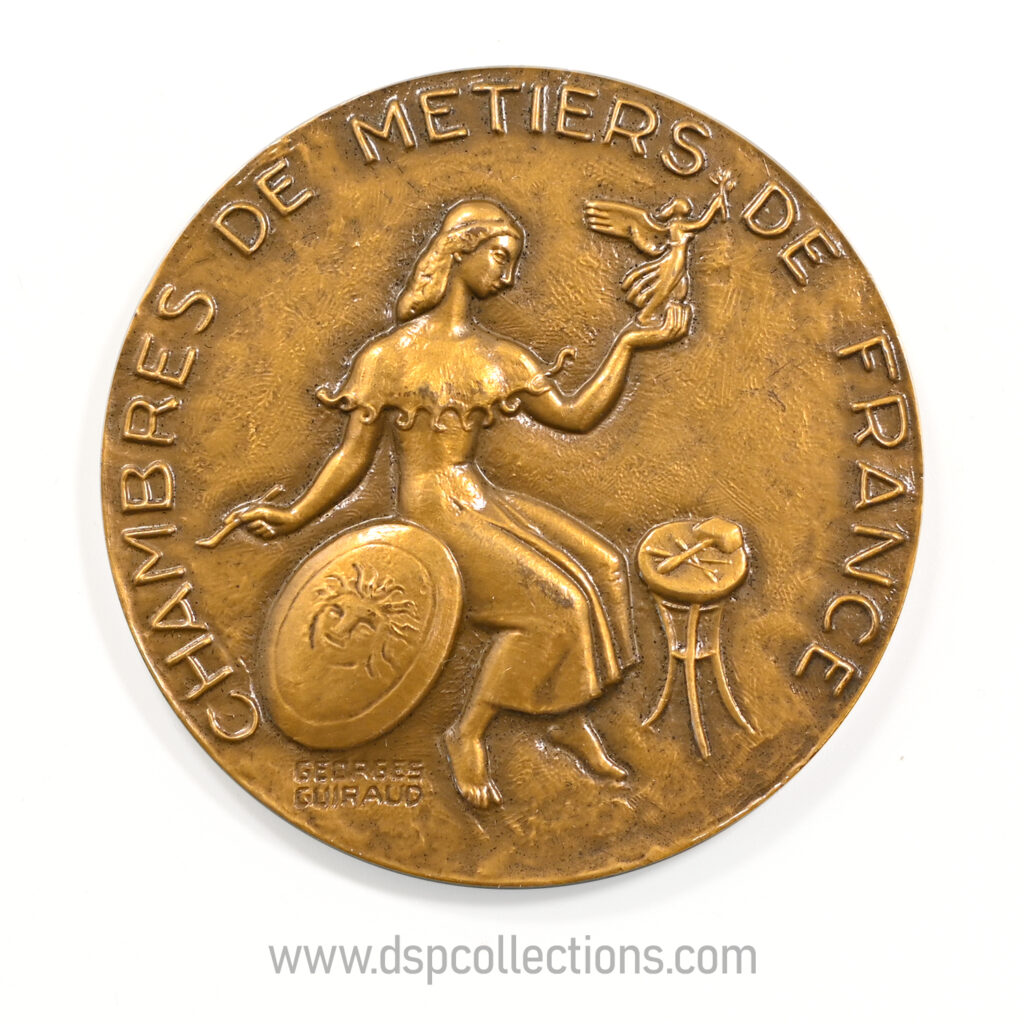 Médaille de récompense, Chambre de métiers de France par G. Guiraud