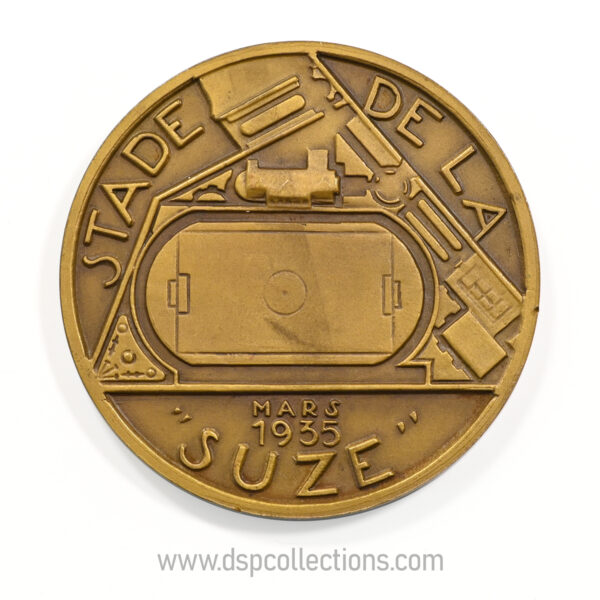 Médaille Inaugaration du stade de la “Suze” 1935 Maisons-Alfort – Image 2