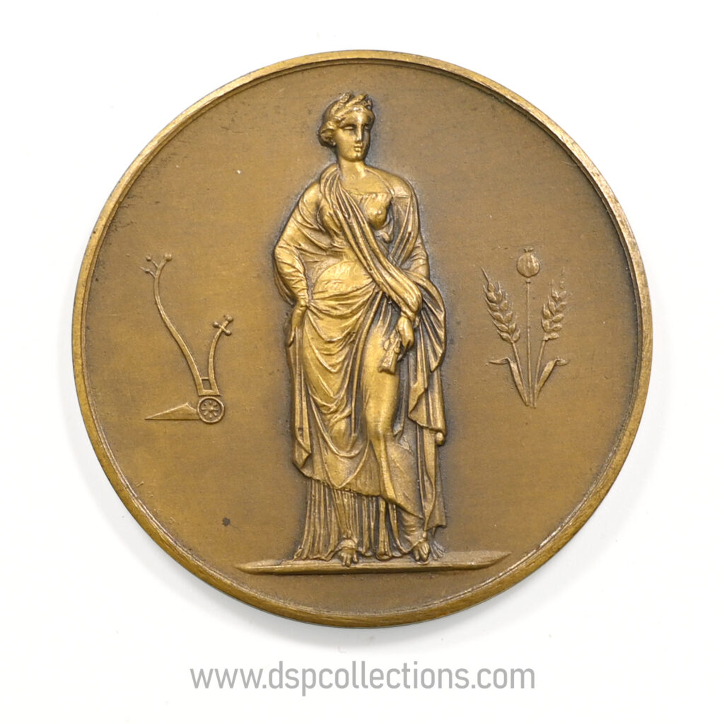 Médaille Société des agriculteurs de l'Oise Beauvais par Lagrange 1929
