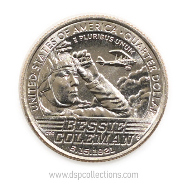 ÉTATS-UNIS, Quarter Dollar, Bessie Coleman 2023 Denver (D)