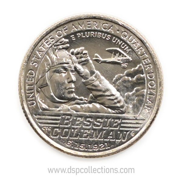 ÉTATS-UNIS, Quarter Dollar, Bessie Coleman 2023 Philadelphie (P)