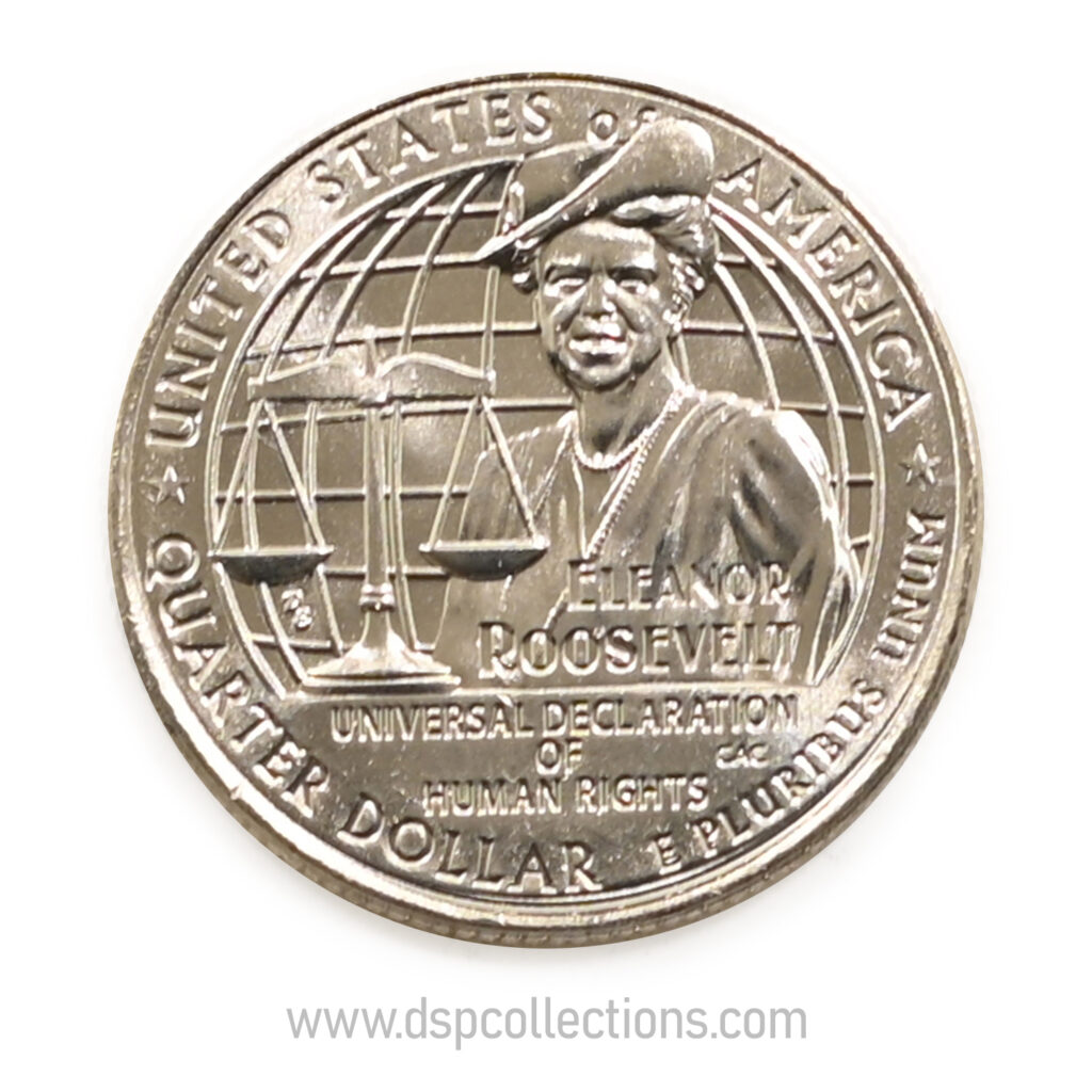 ÉTATS-UNIS, Quarter Dollar, Eleanor Roosevelt 2023 Denver (D)