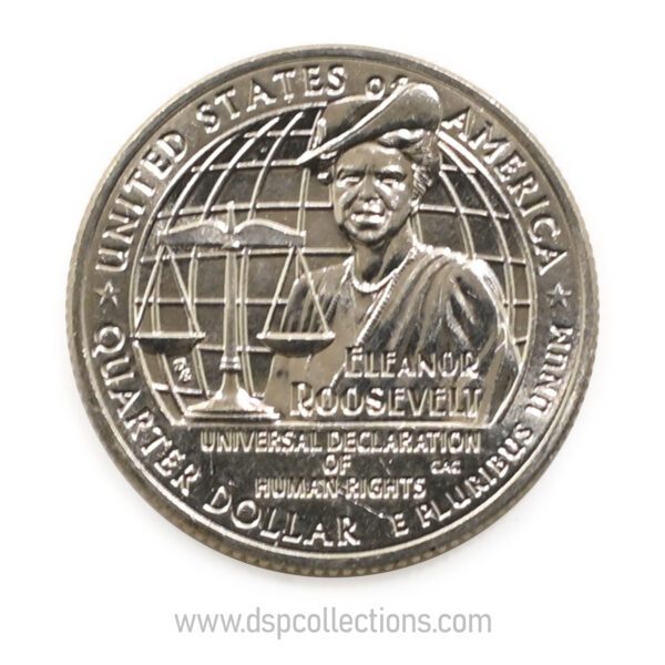 ÉTATS-UNIS, Quarter Dollar, Eleanor Roosevelt 2023 San Francisco (S)