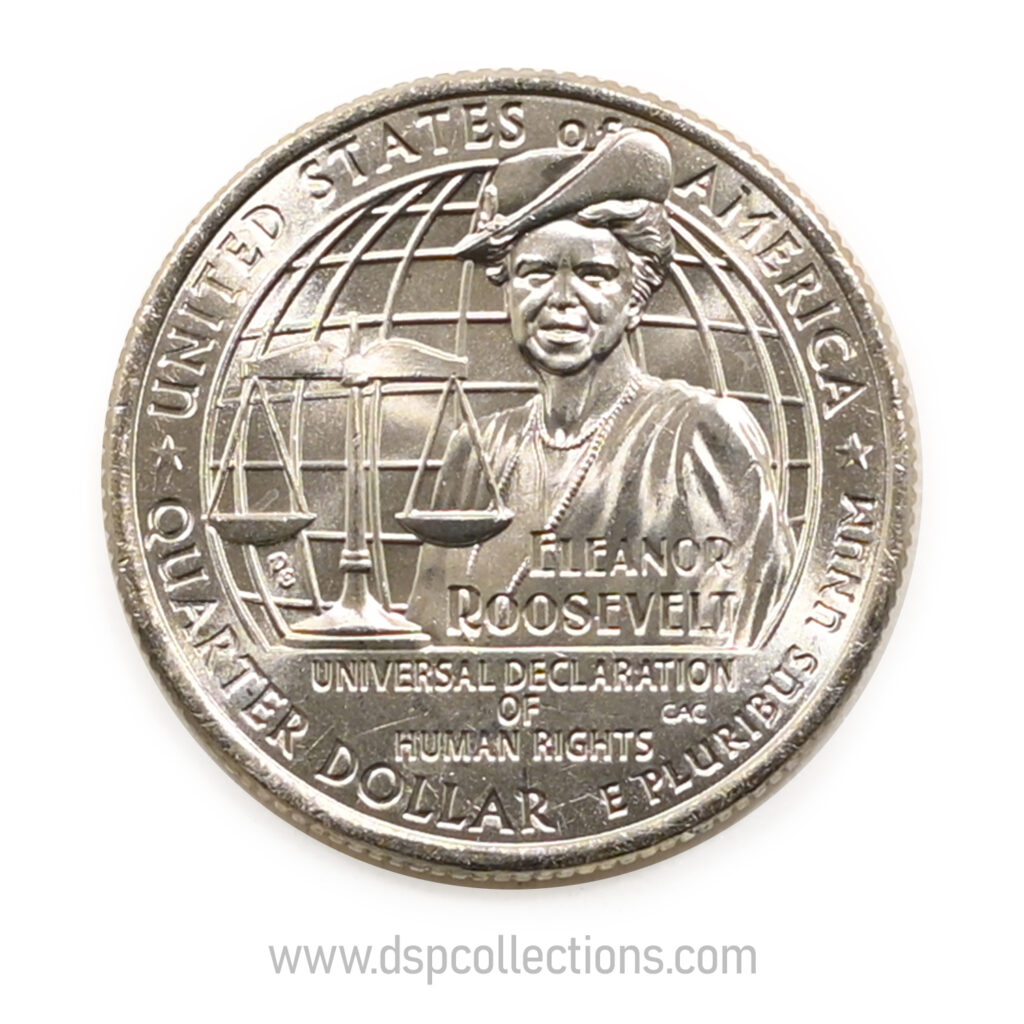 ÉTATS-UNIS, Quarter Dollar, Eleanor Roosevelt 2023 Philadelphie (P)