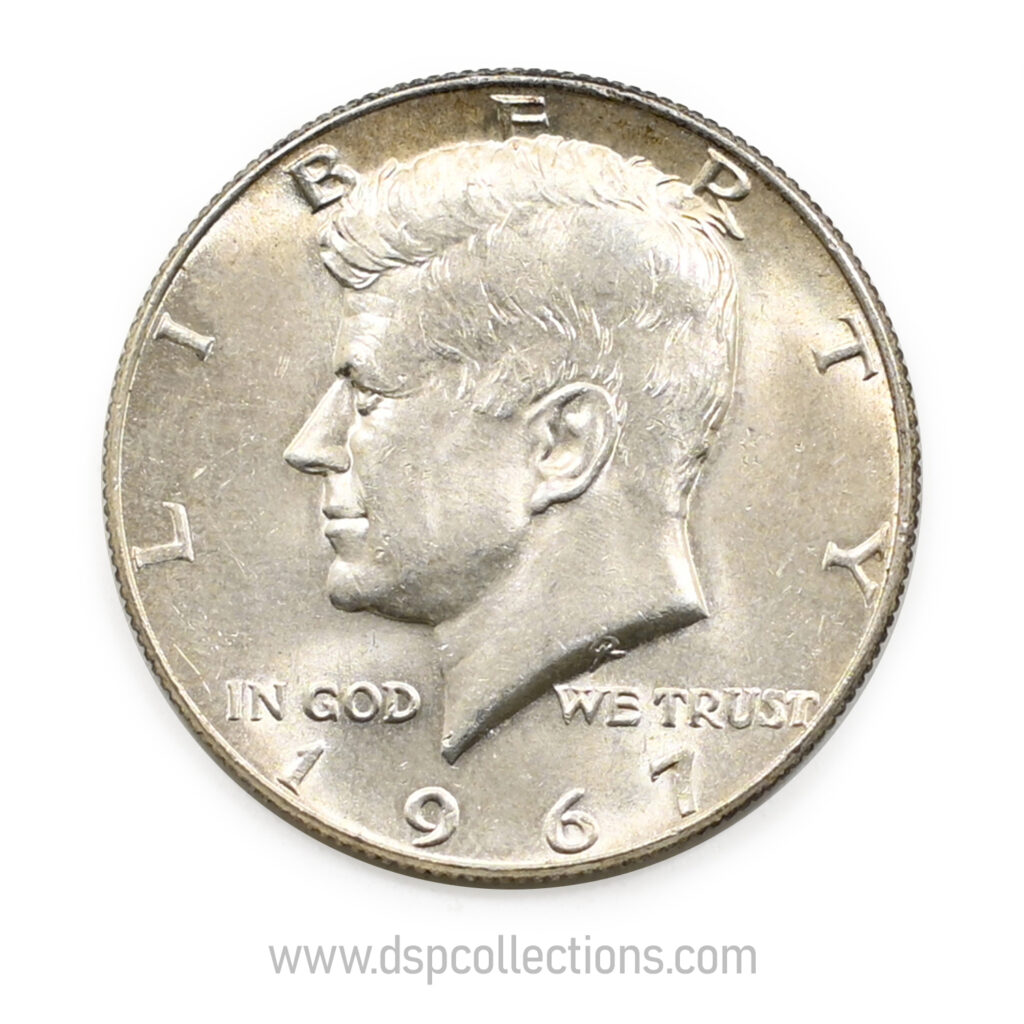 ÉTATS-UNIS, Half Dollar Argent, John F. Kennedy 1967