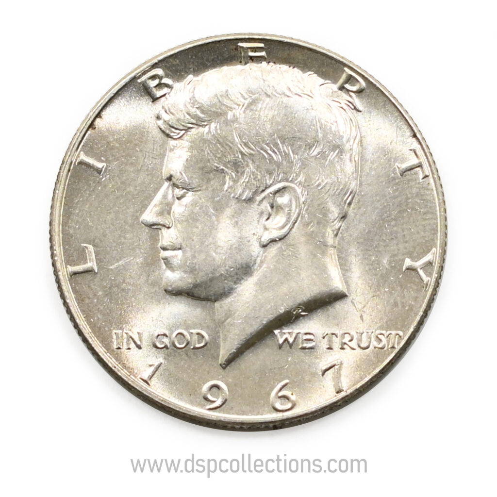 ÉTATS-UNIS, Half Dollar Argent, John F. Kennedy 1967