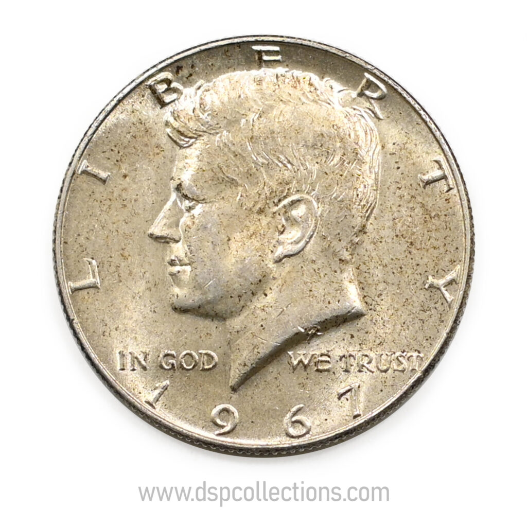 ÉTATS-UNIS, Half Dollar Argent, John F. Kennedy 1967